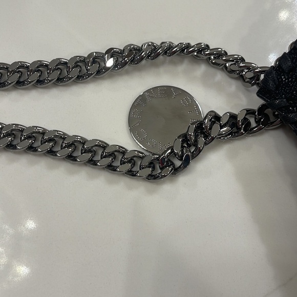 💕HP💕Stella McCartney Large black half and half tote bag - Picture 14 of 15